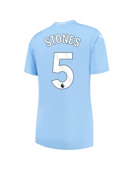 Ženski Nogometna dresi replika Manchester City John Stones #5 Domači 2023-24 Kratek rokav